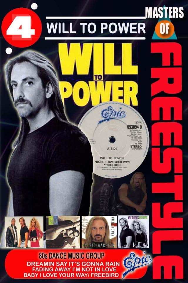 Bob Rosenberg Will to Power Master of Freestyle Billboard hit record
