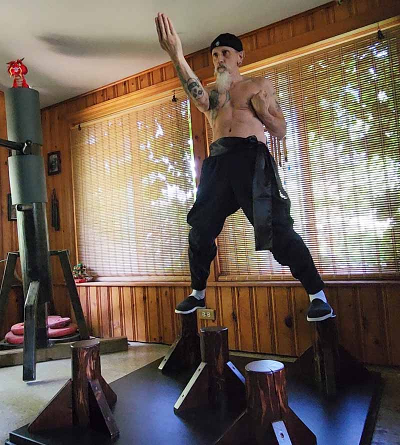 Sifu Chris Arendt Wing Chun training platform