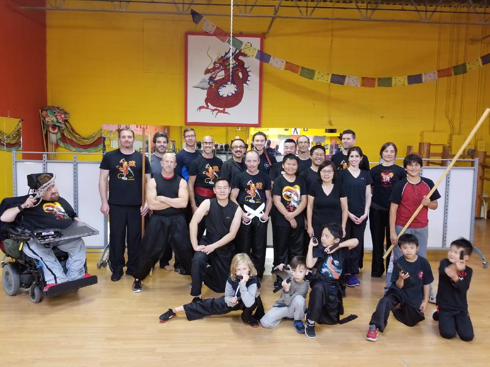 Sifu Kendra Mahon (Kung Fu Kendra) at the 2017 Wing Chun Kung Fu Seminar with the Canadian Wing Chun Academy team.